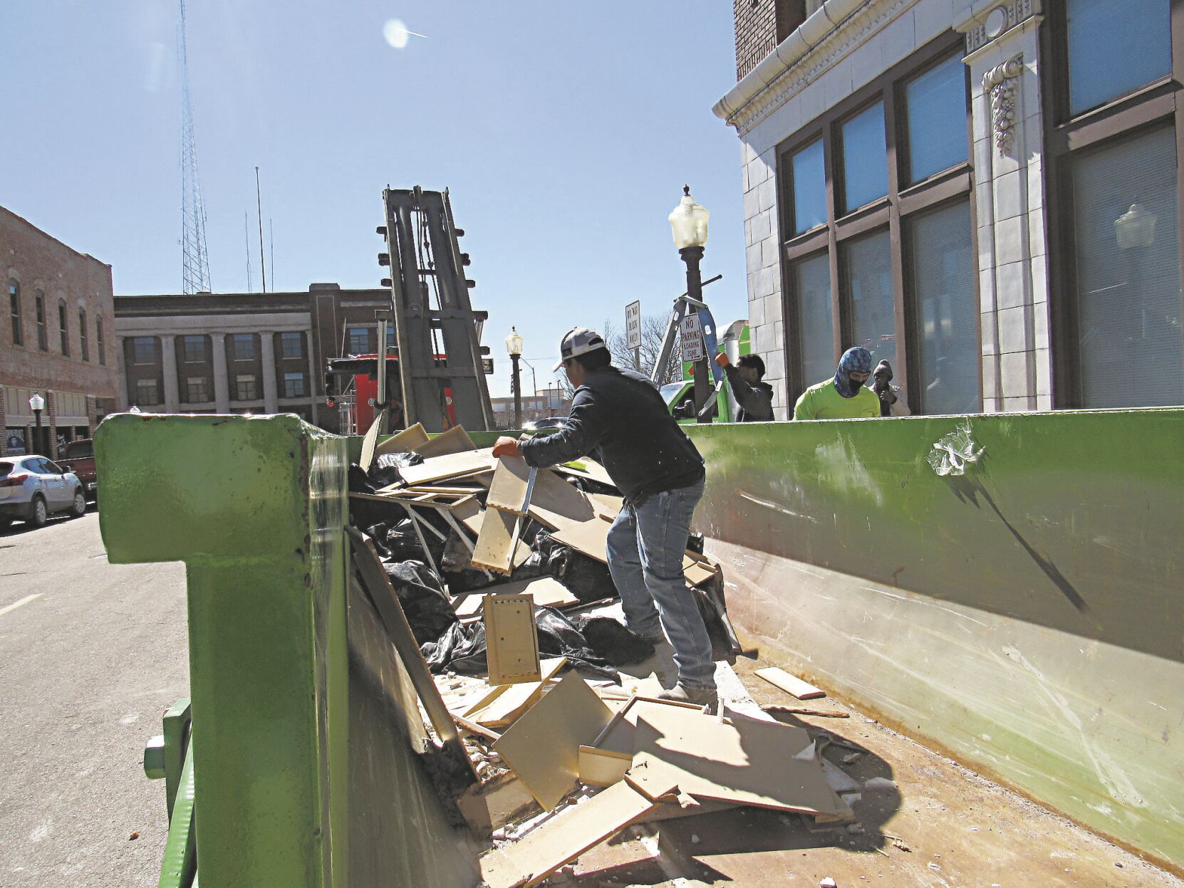 Cleanup continues from storm